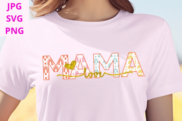 A Boho Mama SVG Design for Modern T-Shirts & Graphics