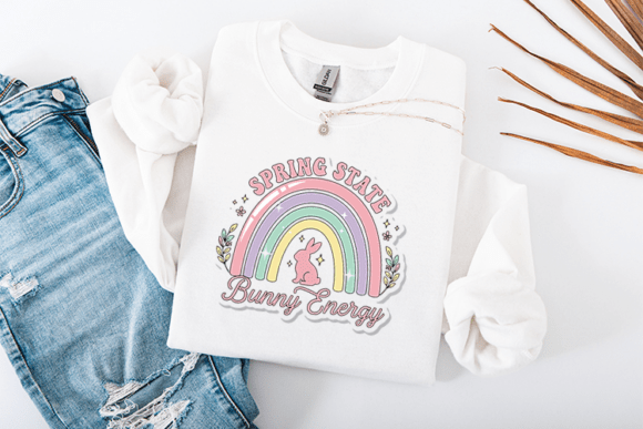 A Crafter's Review of Spring State Bunny Energy Retro Rainbow Graphics