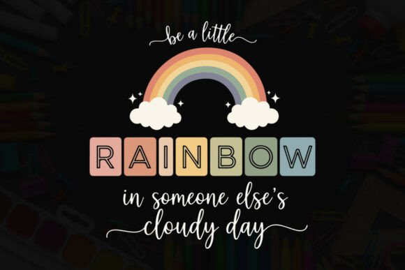 A Crafty Review of the Little Rainbow Cloudy Day Message Graphic