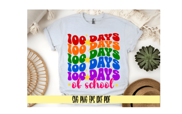 A Groovy Rainbow 100th Day Design for Crafters