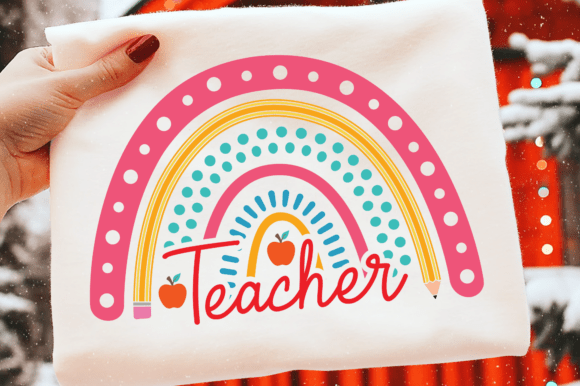 A Retro Teacher Graphic for Packaging & T-Shirt Design