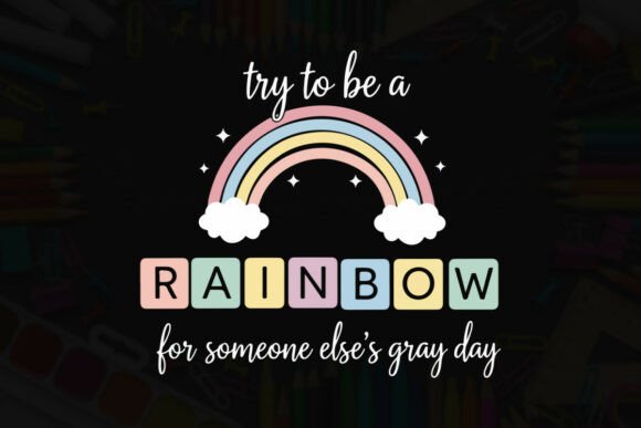 A Review of the Be a Rainbow Gray Day Kindness Tee Graphics