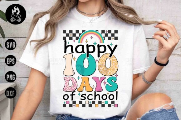 A Review: The Happy 100 Days of School SVG for Branded Graphics