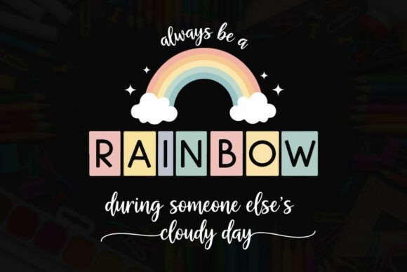 Evaluating the Rainbow Cloudy Day Tee Graphics for T-Shirt Sales