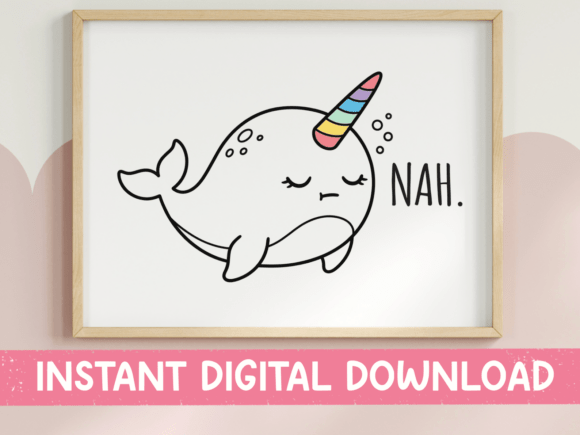Narwhal Nah Line Art SVG: A Designer's Hands-On Review