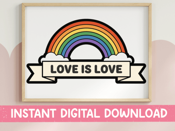 Reviewing a Rainbow Sticker Graphic for Client T-Shirt Designs