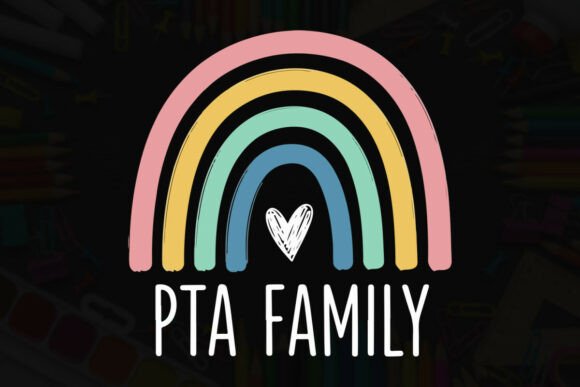 Reviewing Pastel Rainbow PTA Family Typography Graphics