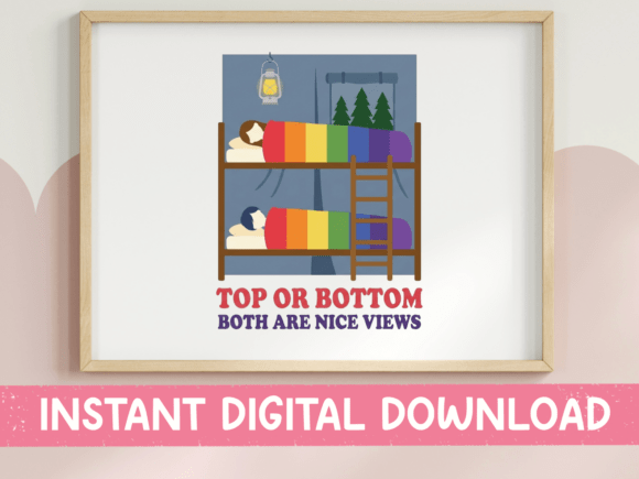 Top or Bottom Bunk Bed: A Cozy Embroidered Scene