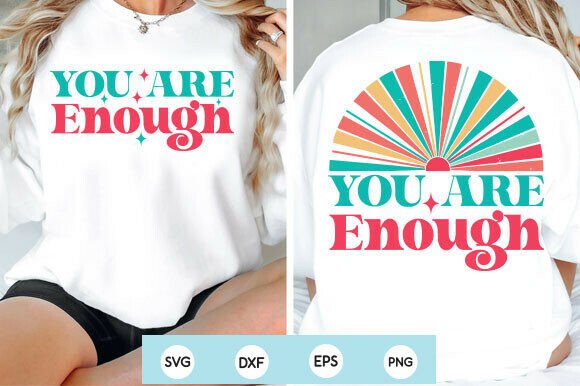 You Are Enough: A Vintage Rainbow Embroidery Design Review